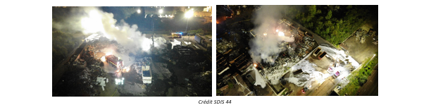 Incendie à St herblain